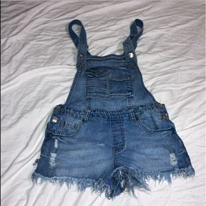 Overall Shorts